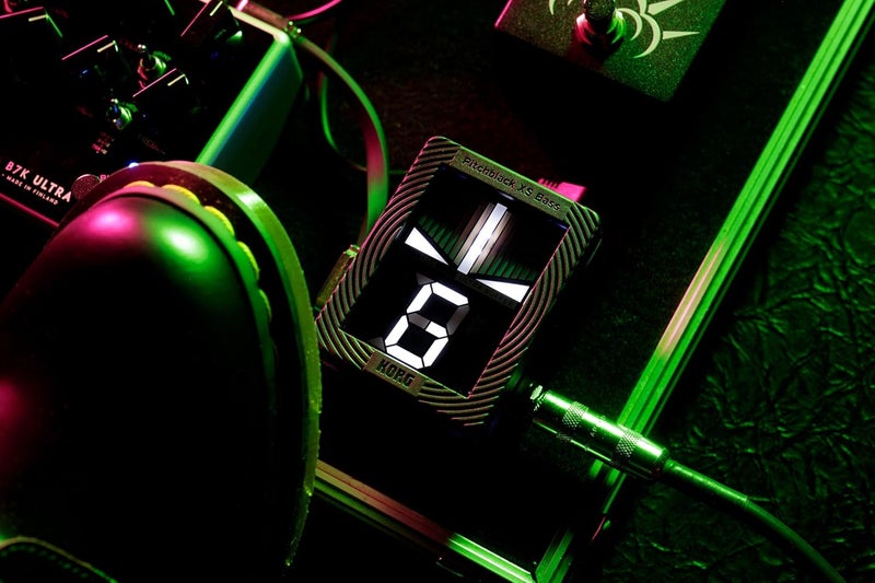 Korg Pitchblack XS Compact Chromatic Bass Guitar Pedal Tuner w/ Four Display Modes and High Visibility Display (PBXSBASS) - Image 2